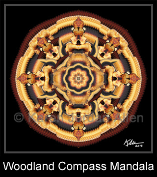 Golden Compass Mandala